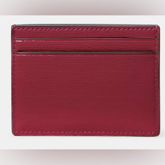 December Price Kate Spade Cherry Red Card Holder NWT - Picture 2 of 4